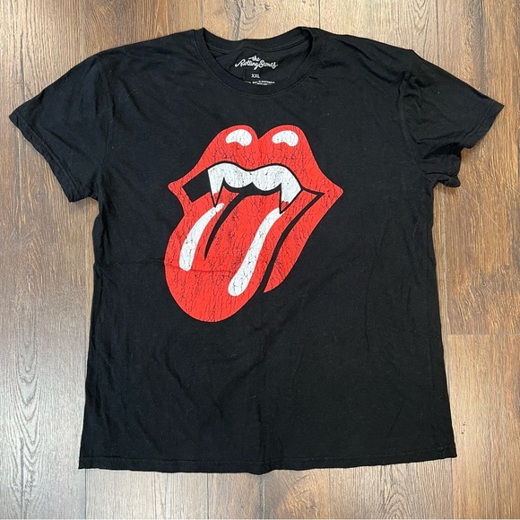 The Rolling Stones vampire teeth tee SZ XXL - Picture 2 of 6